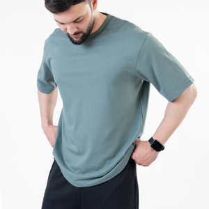 Logo personnalisé Fitness Running T Shirt Hommes O-cou T-shirt Polyester Haute Qualité Musculation Sport Chemises Tops Gym Hommes T Shirt - Product Image 3