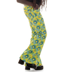 กางเกงขายาวทรงบานพิมพ์ลายตามสั่งสำหรับผู้ชาย คุณภาพสูง สไตล์ลำลอง กางเกงวอร์มทรงบานซ้อนสำหรับผู้ชาย - Product Image 6