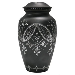 Urna de cenizas para adultos de metal plateado hecha a mano, diseño de corte de diamante, estilo americano para decoración del hogar, suministros de cremación al por mayor - Product Image 6
