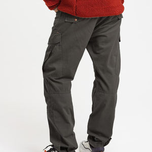 กางเกงผู้ชายลายพิมพ์ตามสั่ง ทรงขากว้าง โอเวอร์ไซส์ ผ้ากันหนาว ใส่สบาย ระบายอากาศได้ดี ผ้าฝ้ายทอ 100% ผ้าแคนวาส เป็นมิตรกับสิ่งแวดล้อม เอวแบบปรับได้ - Product Image 6