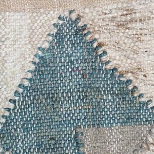 พรมปูพื้นผ้าใยธรรมชาติทำด้วยมือแบบพรีเมียมชุดอุปกรณ์เสริมพื้นปอกระเจาคอตตอนขนสัตว์ - Product Image 1