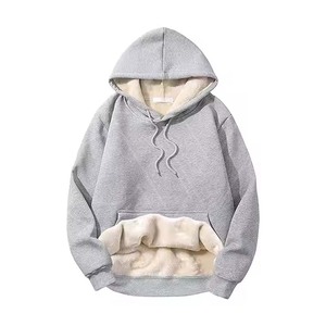 Men's Casual Fleece Hoodie Winter Warm Pullover Hooded <b>Sweatshirt</b> Top Quality Hoodies - Product Image 4