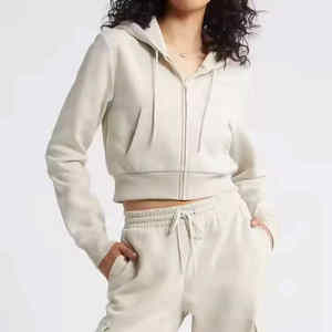 Meilleure vente 100% coton sweat à capuche pour femme qualité professionnelle grande taille col à capuche d'hiver au prix de gros - Product Image 6