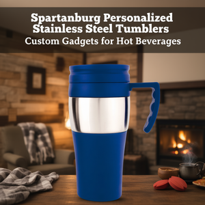 Spartanburg Personalized Stainless Steel Tumblers Custom Gadgets for <b>Hot</b> Beverages - Product Image 3