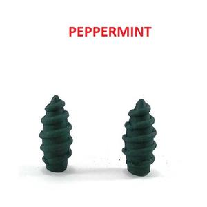 Cônes d'encens à reflux à vis de menthe poivrée naturelle, approvisionnement en gros à un prix élevé (vert) - Product Image 1