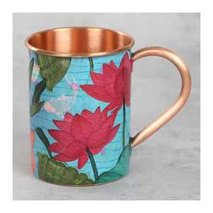 Nouveau Design Moscou Mule Tasses Noir Moscou Mule en Cuivre Tasse avec Haute Qualité Minimaliste Pur Cuivre Sans Plomb Gobelet - Product Image 3