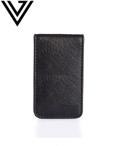 Cartera Unisex Ultra Delgada y Elegante de Diseño Corto, con Cierre Magnético Abierto, Duradera, Hecha de Auténtica Piel de Cabra Nappa - Product Image 1