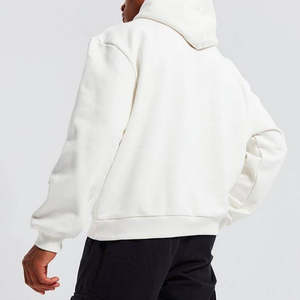 Vente directe d'usine couleur unie sweat-shirt logo personnalisé sweats à capuche unisexe hommes sweats à capuche pour hommes mode sweats à capuche pour hommes à bas prix - Product Image 4