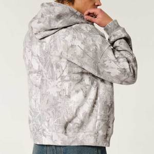 Mangas impresas Artículo Presupuesto Friendly Ropa de invierno Hombres Boxy Hoodie Venta caliente Precio bajo Hombres Crop Hoodie - Product Image 5