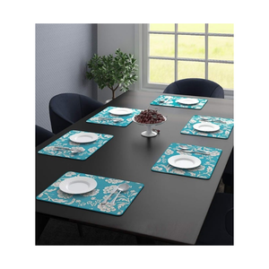 Napperon de table ovale en lin biologique Galaxy, tissage slub minimaliste, 220 g/m², teinture à base de plantes, fabriqué en Inde, durable, commande en gros - Product Image 3