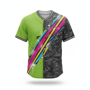 Agresivo Lightning Strike Baseball Jersey Equipo Atlético/Ropa informal - Product Image 3