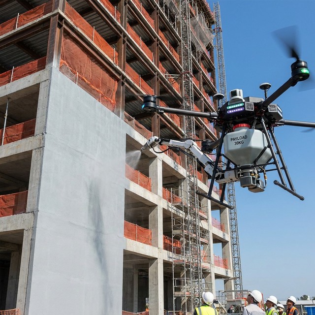 TOPFACTORY LZ4-30 High Pressure Spray Painting Drone 30kg