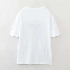 Camisetas de Algodón al por Mayor para Mujer, Camisetas de Primera Calidad para Mujer, Camisetas de Manga Corta para Mujer - Product Image 2