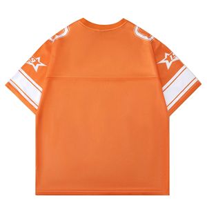 เสื้อฟุตบอลอเมริกันสไตล์เรโทรแบบสั่งทำพิเศษ ผ้าโพลีเอสเตอร์ 100% พิมพ์ลายแบบซับลิเมชั่น เสื้อกีฬาทีมชาย คอวี แห้งเร็ว - Product Image 2