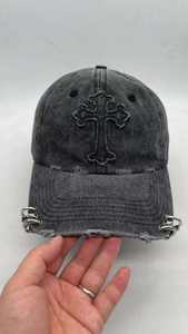 Gorras de Béisbol Personalizadas de Alta Calidad, Estilo Deportivo, Ajustables, para Adultos, de Algodón Vintage Lavado, con Anillo de Hierro y Logotipo de Parche - Product Image 6