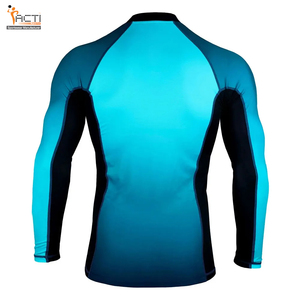 Ropa de entrenamiento Color sólido MMA Rash Guard Hecho en Pakistán MMA Rash Guard Venta caliente MMA Rash Guard - Product Image 4