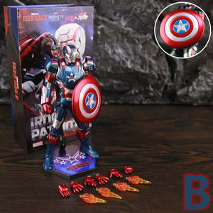 Figura de Juguete de Plástico de Iron Patriot de Marvel, 17 cm, Nuevo Personaje de Dibujos Animados para Decoración y Promoción, Viene en Caja - Product Image 5