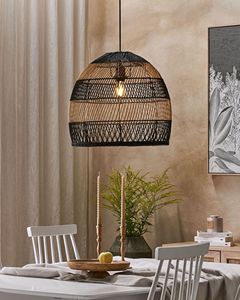 <b>Rattan</b> Ceiling Light Featuring Handwoven Appearance Stable Structure and Warm Ambient Lighting Effect - Product Image 6