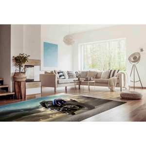 Tapis de moto : antidérapant pour garage, décoration de chambre de garçon, tapis doux non tissé - Product Image 3