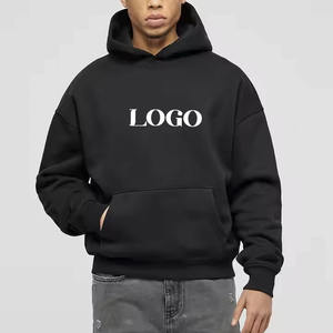 Polaire 500 Gsm Haute Qualité Coupe Régulière Recadrée Blanc Streetwear Écologique Hiver À Capuche Éponge Française Polyester/Coton - Product Image 3