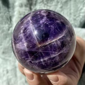 High Quality Gemstone Amethyst <b>Sphere</b> Natural Polished <b>Crystal</b> Ball 5-6cm Bulk Wholesale Healing Reiki Meditation Home Decor - Product Image 2