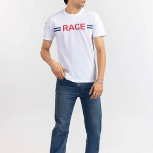 เสื้อยืดออกกำลังกายผู้ชาย ผ้าฝ้ายใยไผ่ พิมพ์ลายหน้าอกได้ ระบายอากาศ แห้งเร็ว เป็นมิตรกับสิ่งแวดล้อม แขนสั้น ไซส์ใหญ่ - Product Image 4