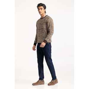 Suéter Personalizado para Hombre con Cuello Redondo y Capucha, Prenda de Punto Otoñal con Decoración de Patrones e Impresiones MN-SWT-WS24-069 - Product Image 5