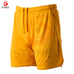 Pantalones cortos de béisbol de malla doble lisos retro con estampado personalizado para hombre - Product Image 1