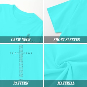 2025 nouveau T-Shirt chrétien personnalisé 100% coton tricoté qualité lourde 220g respirant écologique - Product Image 6