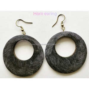 ต่างหูเครื่องประดับทันสมัยทำมือทำมือเครื่องประดับแฟชั่นต่างหูรูปเขาควายรูปทรงเรขาคณิตการปรับแต่ง - Product Image 2
