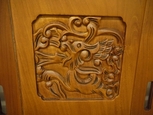 Sillón Modular Individual de Madera de Teca de Lujo, Estilo Clásico Chino, para Sala de Estar - Product Image 3