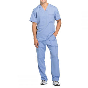 Conjuntos de uniformes de enfermería para clínica dental, uniformes médicos de manga corta, uniformes de hospital quirúrgico para mujeres y hombres - Product Image 6