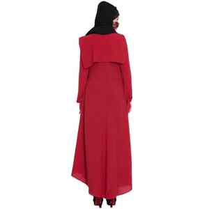 Nouvelle arrivée Style simple à manches longues musulman islamique longues femmes robes abaya personnalisée pour les filles longue abaya - Product Image 2