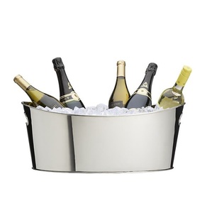 Baignoire martelée isolée à double paroi en acier inoxydable à tendance fraîche pour les bars à vin de restauration - Product Image 2