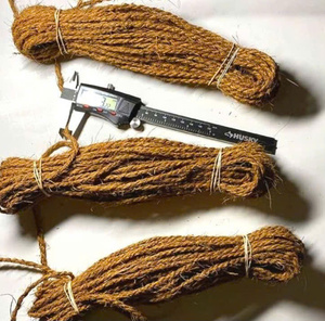 Corde en fibre de coco naturelle de qualité supérieure, écologique - Robuste, flexible et biodégradable pour l'agriculture, l'aménagement paysager, le jardinage et l'emballage - Product Image 5