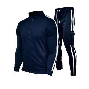 Fashionable Men's Activewear New Design Acid Wash Sweat Suits 100% Cotton Thick Zip Embroidery <b>Patch</b> Flared Full Winter Printed - Product Image 3