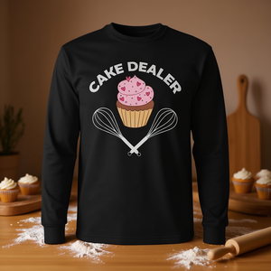 Maglietta a maniche lunghe per pasticceri e amanti della pasticceria, ideale per promozioni - Product Image 3