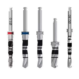 Kit de Fresas Dentales de Titanio Azul, 8 Piezas, Porta Fresas Quirúrgicas para Implantes, Kit de Fresas de Trepanación con Certificación CE de SurgiRight Instrument - Product Image 3