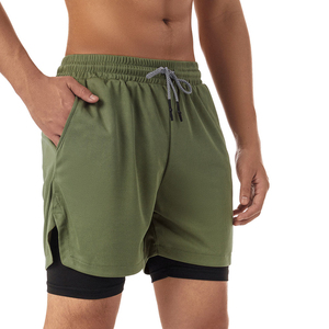 Short de plage de rue pour hommes quantité minimale de commande bas OEM été sublimation numérique impression personnalisée Gym solide maille Shorts de plage teint en plaine - Product Image 4