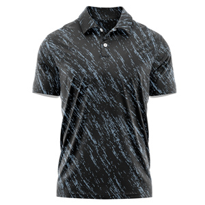 Camiseta de Polo de Golf para hombre de calidad de lujo de Vietnam bordado personalizado e impresión de logotipo en tela de jersey de poliéster Spandex - Product Image 2