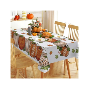 Mantel Bordado de Algodón 100% Naranja, Certificado GOTS, 300 Hilos, Tejido Duradero y Lavable, Perfecto para la Celebración de Año Nuevo - Product Image 2