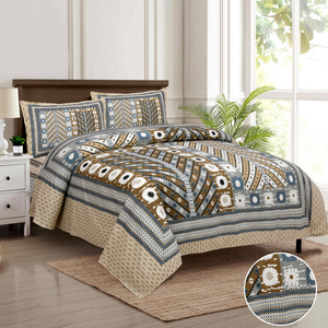 <b>Hot</b> Sale Home Textile Personalized Printed 100% Organic Cotton GOTS Certificate Duvet Cover and Pillow Cover King Size Wholesale - Product Image 3