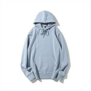 Sweat à capuche en coton épais personnalisé unisexe Pull oversize à épaules tombantes Streetwear Logo Sweats à capuche - Product Image 6