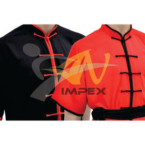 Traje de Karate para artes marciales, diseño personalizado, Material duradero, algodón/poliéster, color negro, uniforme de entrenamiento, Gi, en venta - Product Image 4