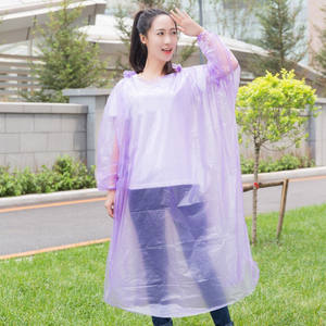 AG27 XL Poncho Impermeable Desechable Universal para una Persona, para Camping, Talla Única, Capa de Lluvia con Bolsillo - Product Image 2