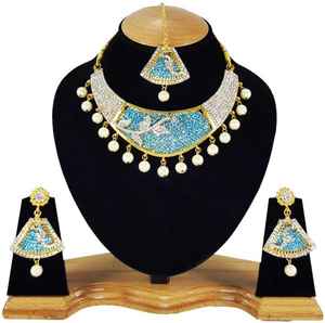 Lightweight Handcrafted Vintage Jewelry <b>Sets</b> New Arrival Engagement Anniversary <b>Necklace</b> <b>Earrings</b> <b>Set</b> Women Wedding Party Low - Product Image 1