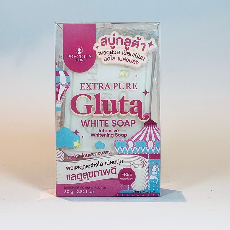 best glutathione soap in thailand 2 Bars Precious Skin Extra Pure Gluta with & Collagen  Gentle Body Cleanser Bar for Smooth, Radiant-Looking Skin  80g / 2.82 fl oz : Beauty & Personal Care The gluta natural soap formula will nourish dry skin while also balancing skin and smoothness WHITENING SOAP Thailand Best Seller