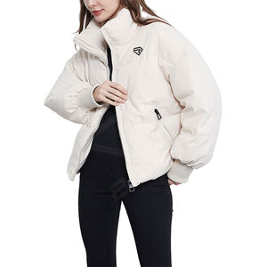 Venta al por mayor de fabricantes profesionales invierno cálido señoras Puffer chaqueta transpirable manga larga impermeable con técnicas impresas - Product Image 5