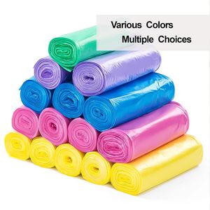 Rouleau de sac poubelle coloré jetable robuste personnalisé en usine OEM déchets de cuisine recyclables et utilisation de bureau pour les supermarchés - Product Image 5
