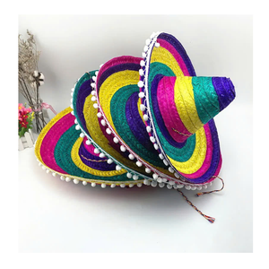 Sombrero de Paja Auténtico Sombrero Mexicano de Vietnam para Celebraciones y Decoración - Product Image 4